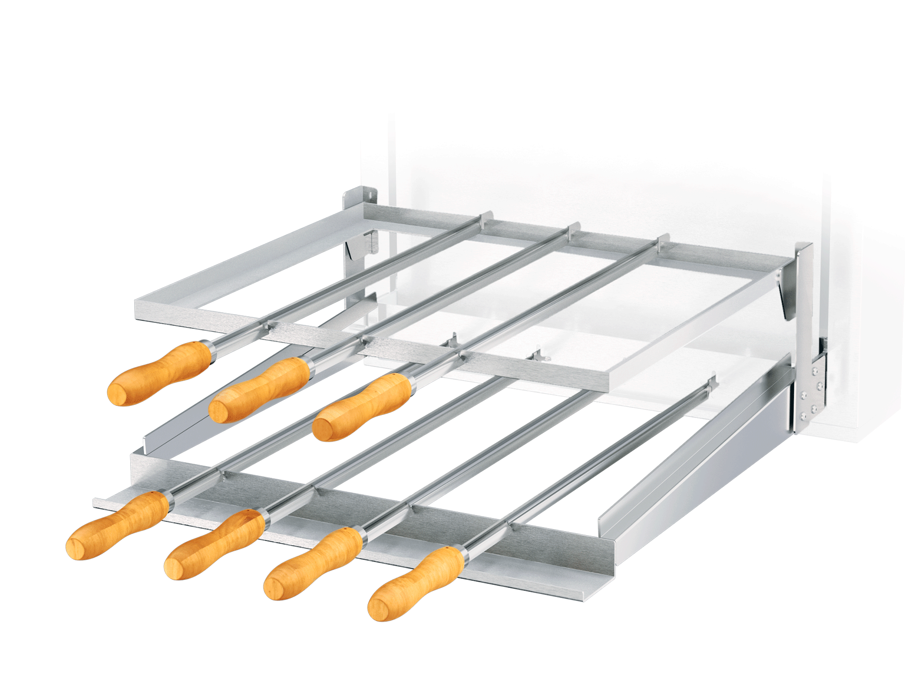 Suporte para 2º Andar de Espetos Scheer