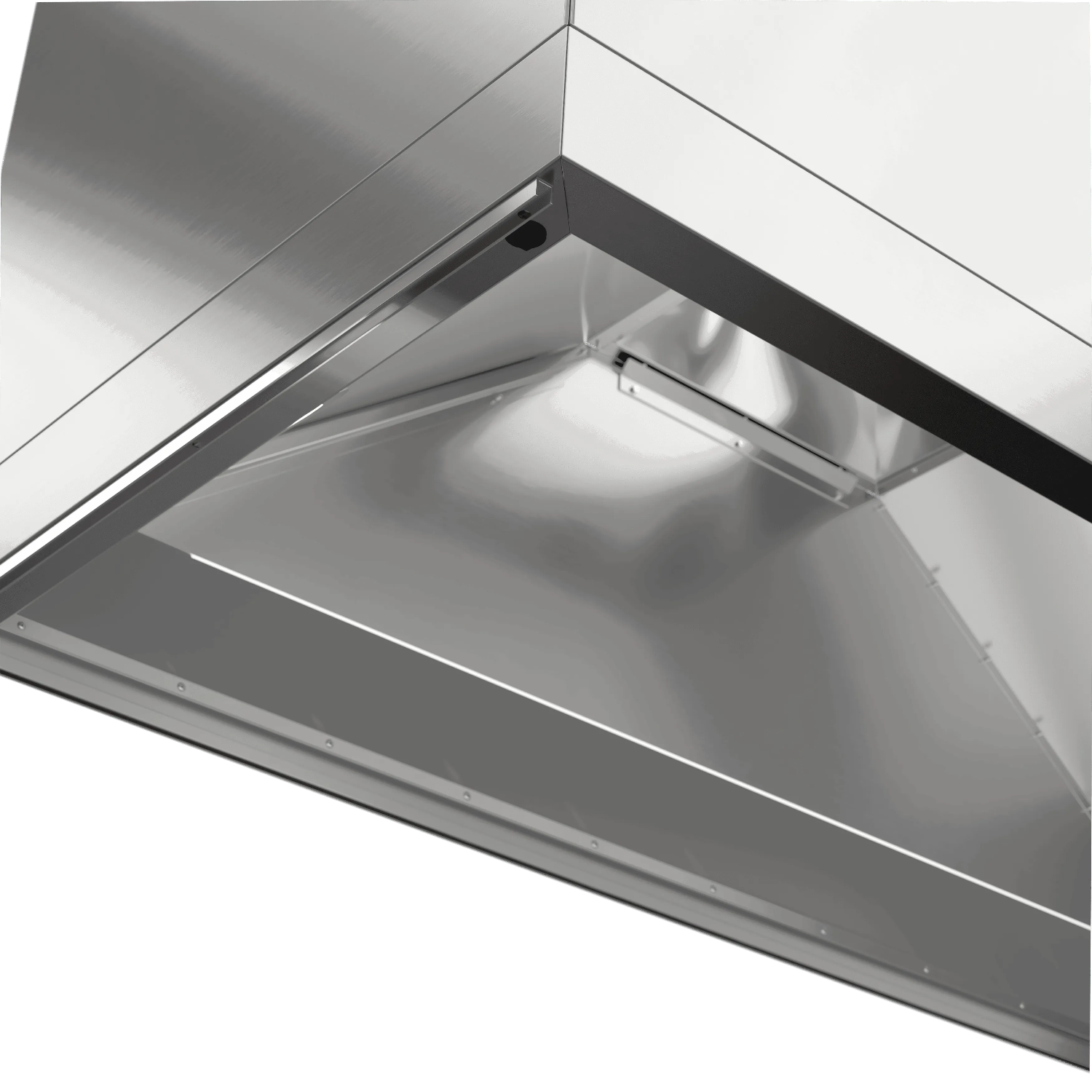 Square Stainless Steel Range Hood by Scheer