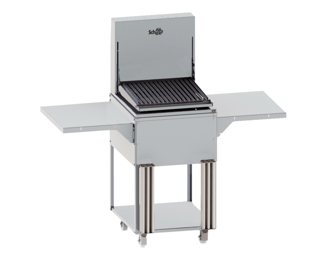 Carrinho Outdoor Portátil para Churrasqueiras Cooktop Scheer