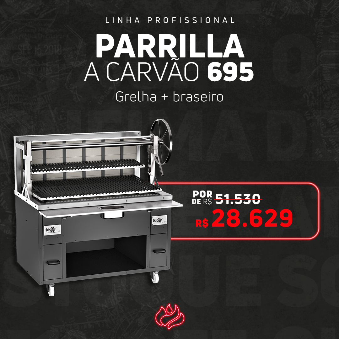Parrilla Profissional Scheer 695 - Queima de Estoque