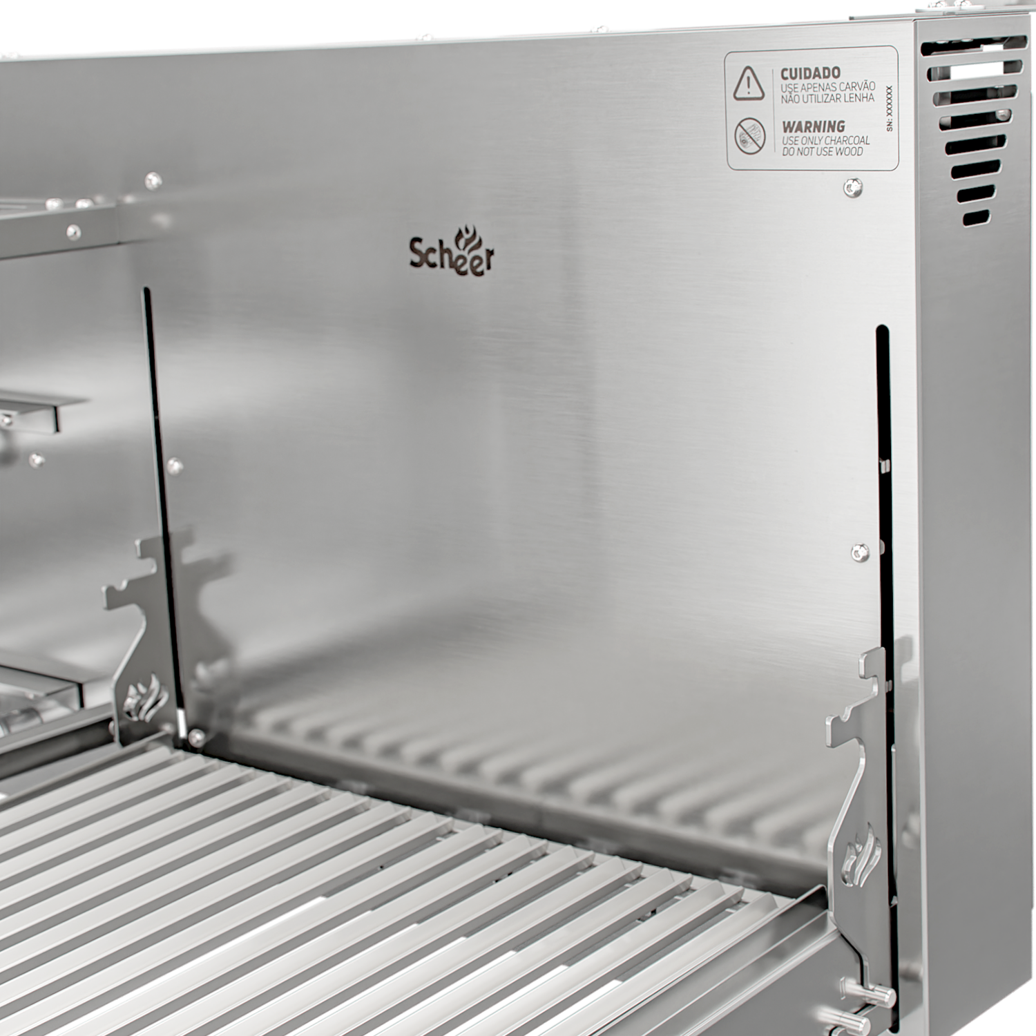Churrasqueira Rotativa e Grelha Automática Scheer DUE 600