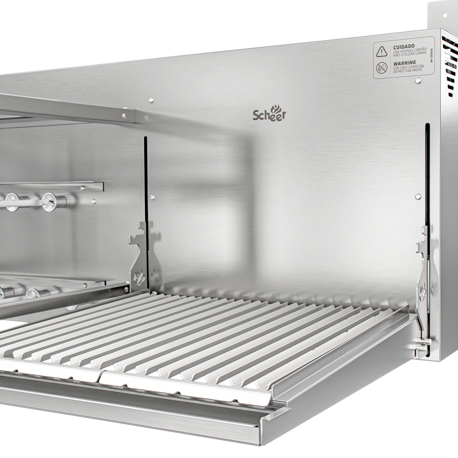 Churrasqueira Rotativa e Grelha Automática Scheer DUE 600