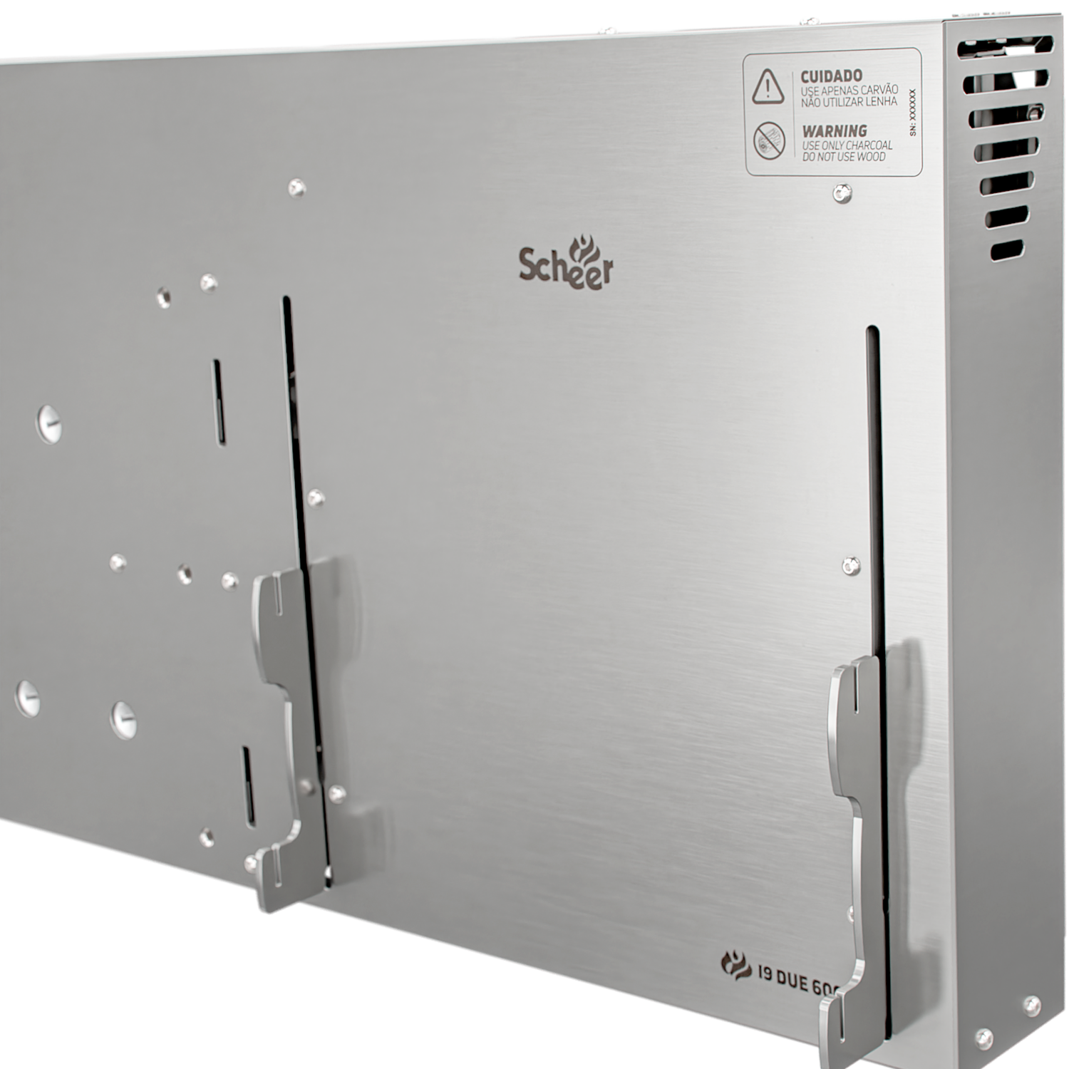 Churrasqueira Rotativa com Grelha Scheer I9 DUE 600