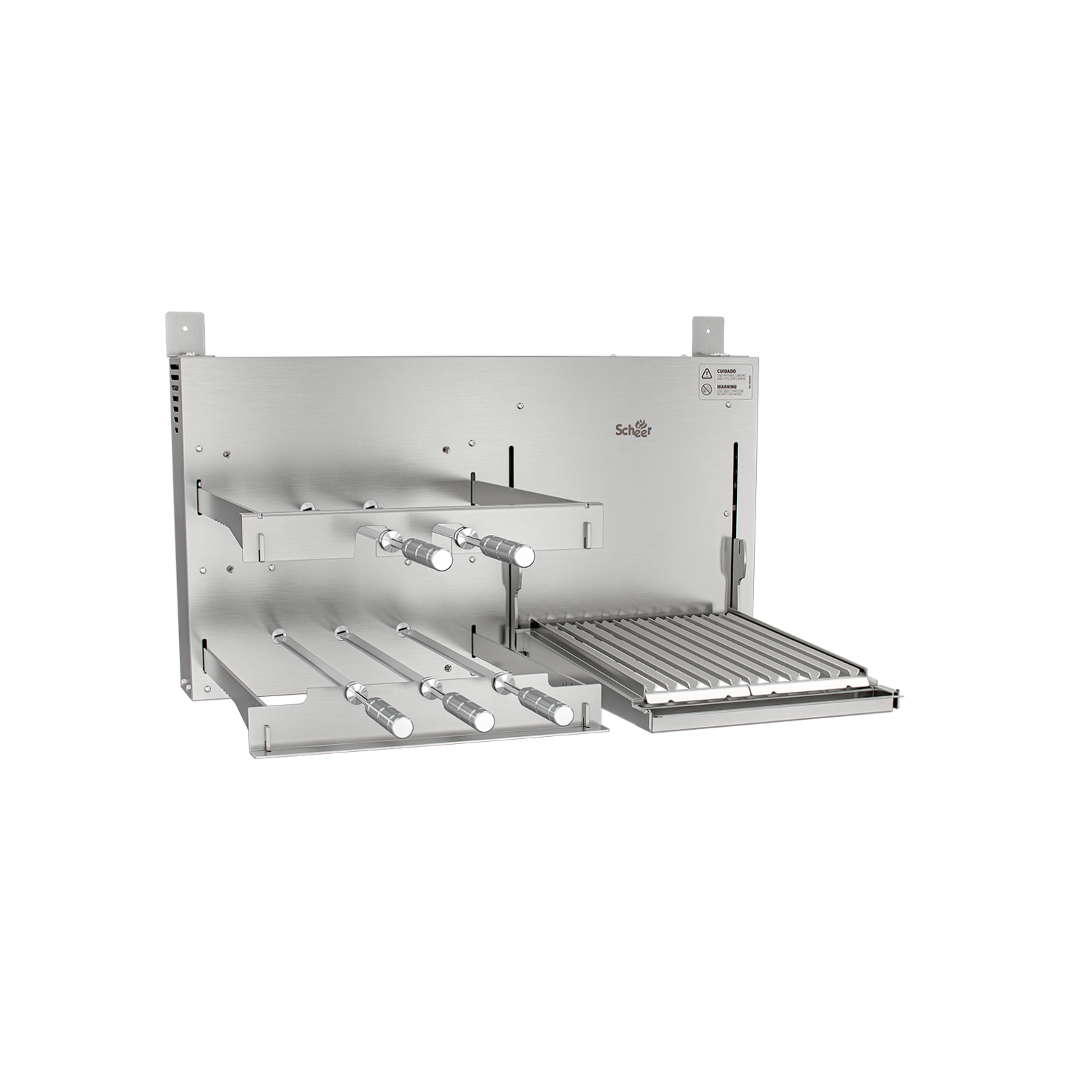 Churrasqueira Rotativa com Grelha Scheer I9 DUE 600 - Black Friday