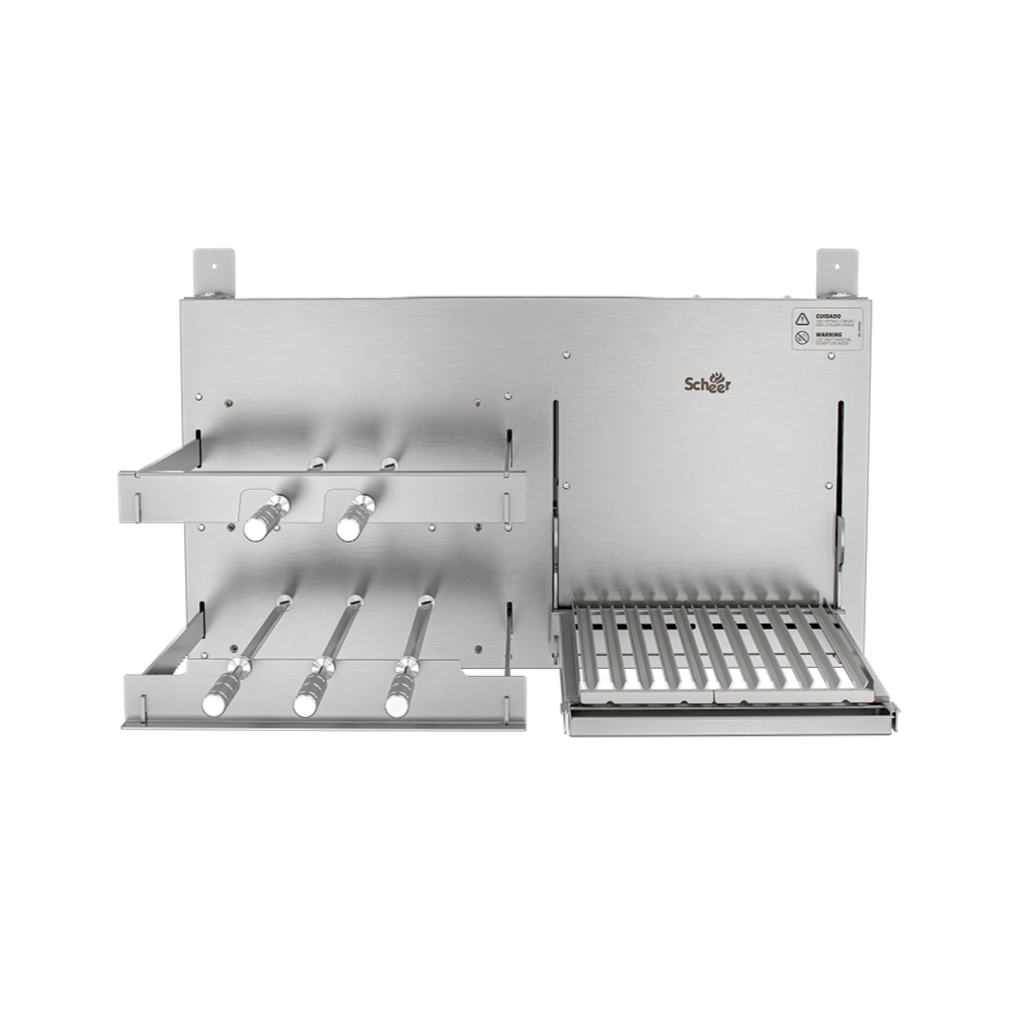 Churrasqueira Rotativa com Grelha Scheer I9 DUE 600