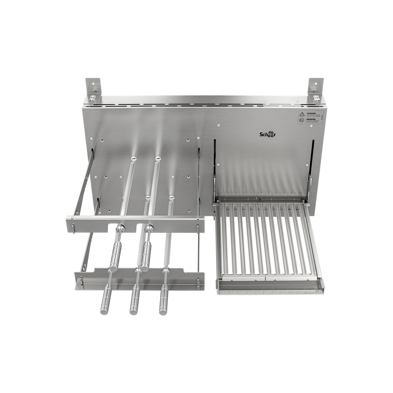 Churrasqueira Rotativa com Grelha Scheer I9 DUE 600