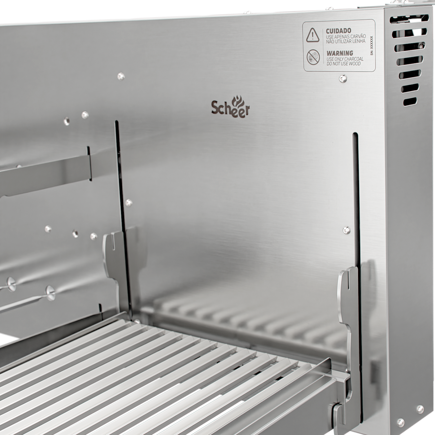 Churrasqueira Rotativa com Grelha Scheer I9 DUE 600