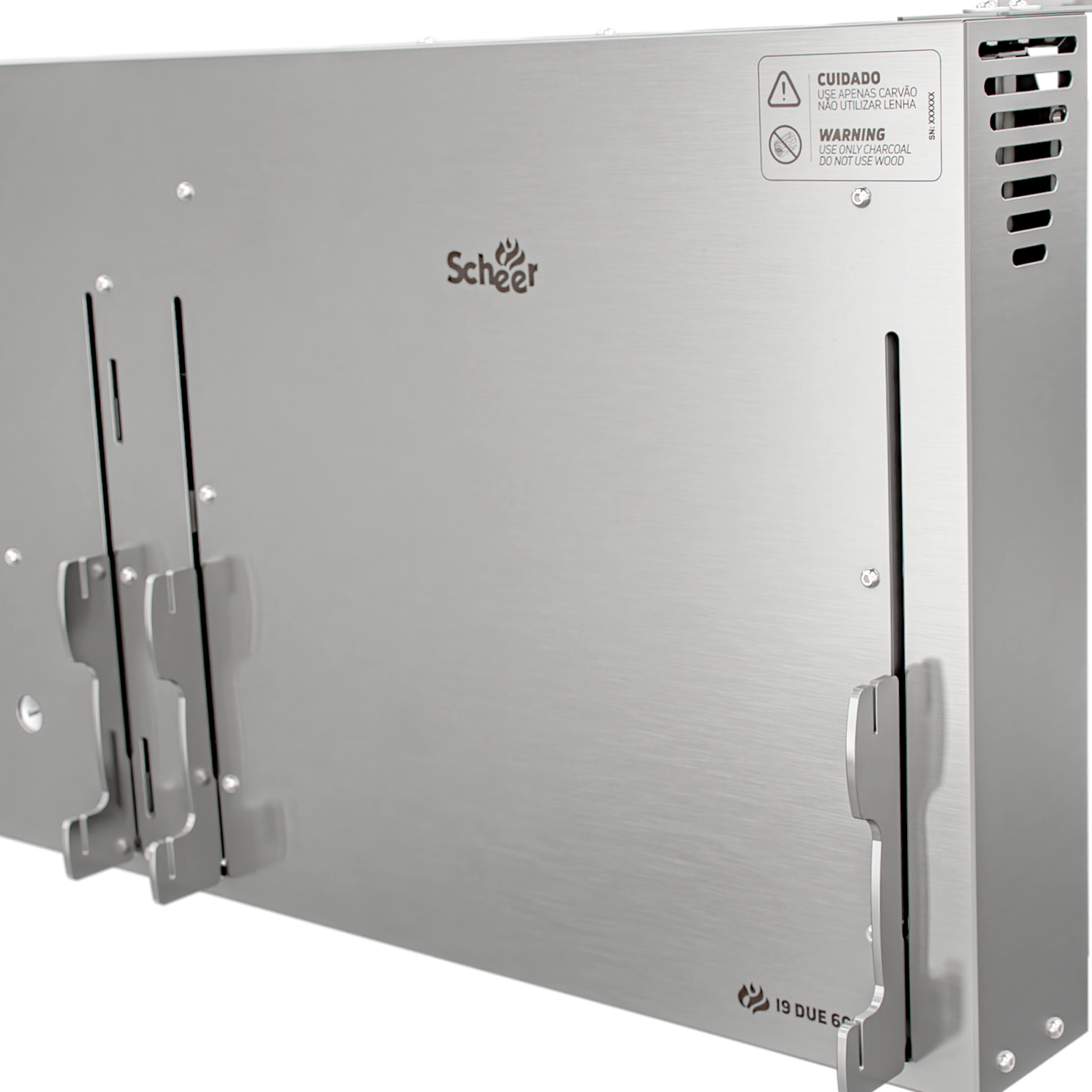 Churrasqueira Rotativa com Grelha Automática Scheer I9 DUE 605
