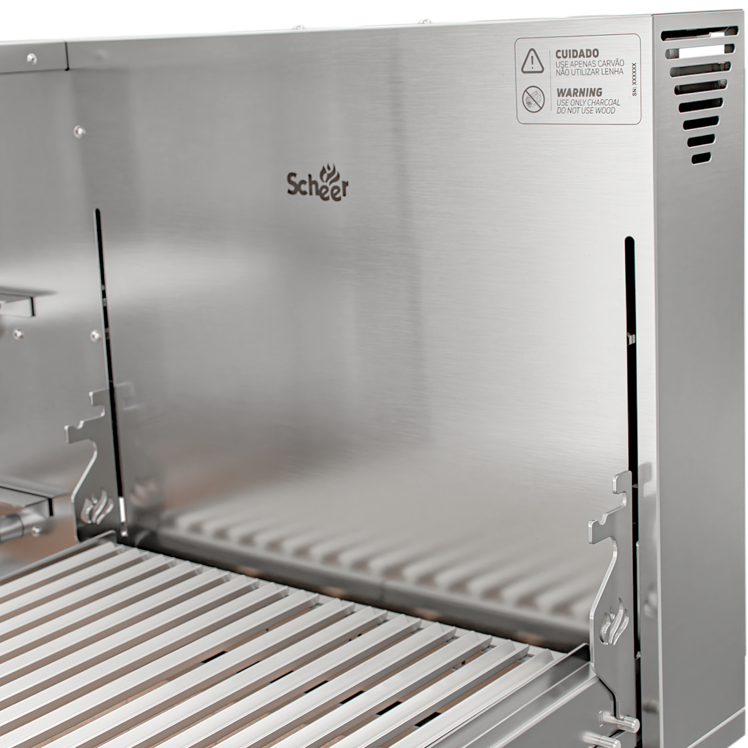 Churrasqueira Rotativa e Grelha Automática para Bancada Cooktop Scheer DUE 600