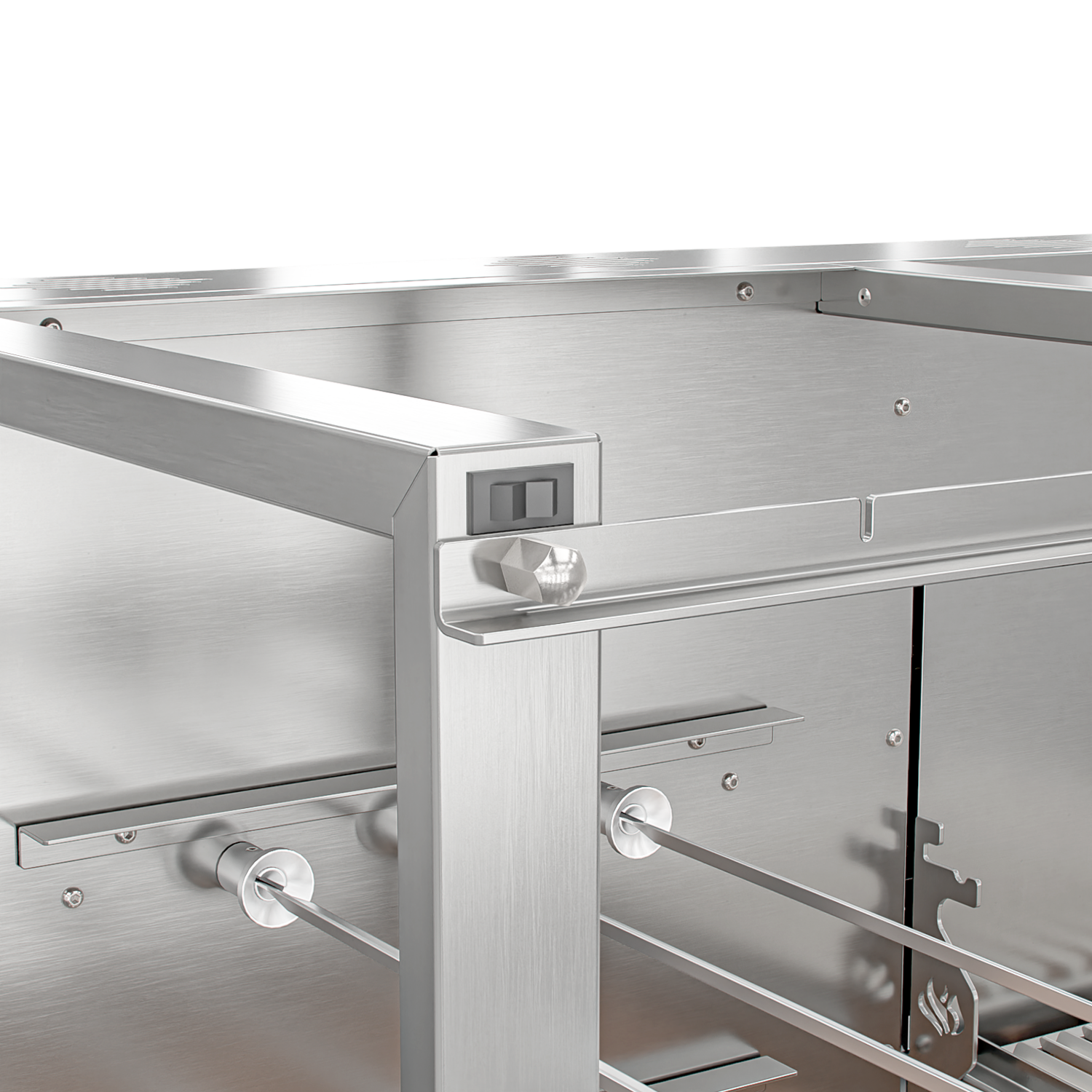 Churrasqueira Rotativa e Grelha Automática para Bancada Cooktop Scheer DUE 600
