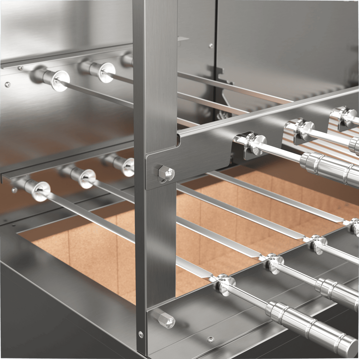 Rotating Grill and Automatic Grill for Cooktop Scheer DUE 600