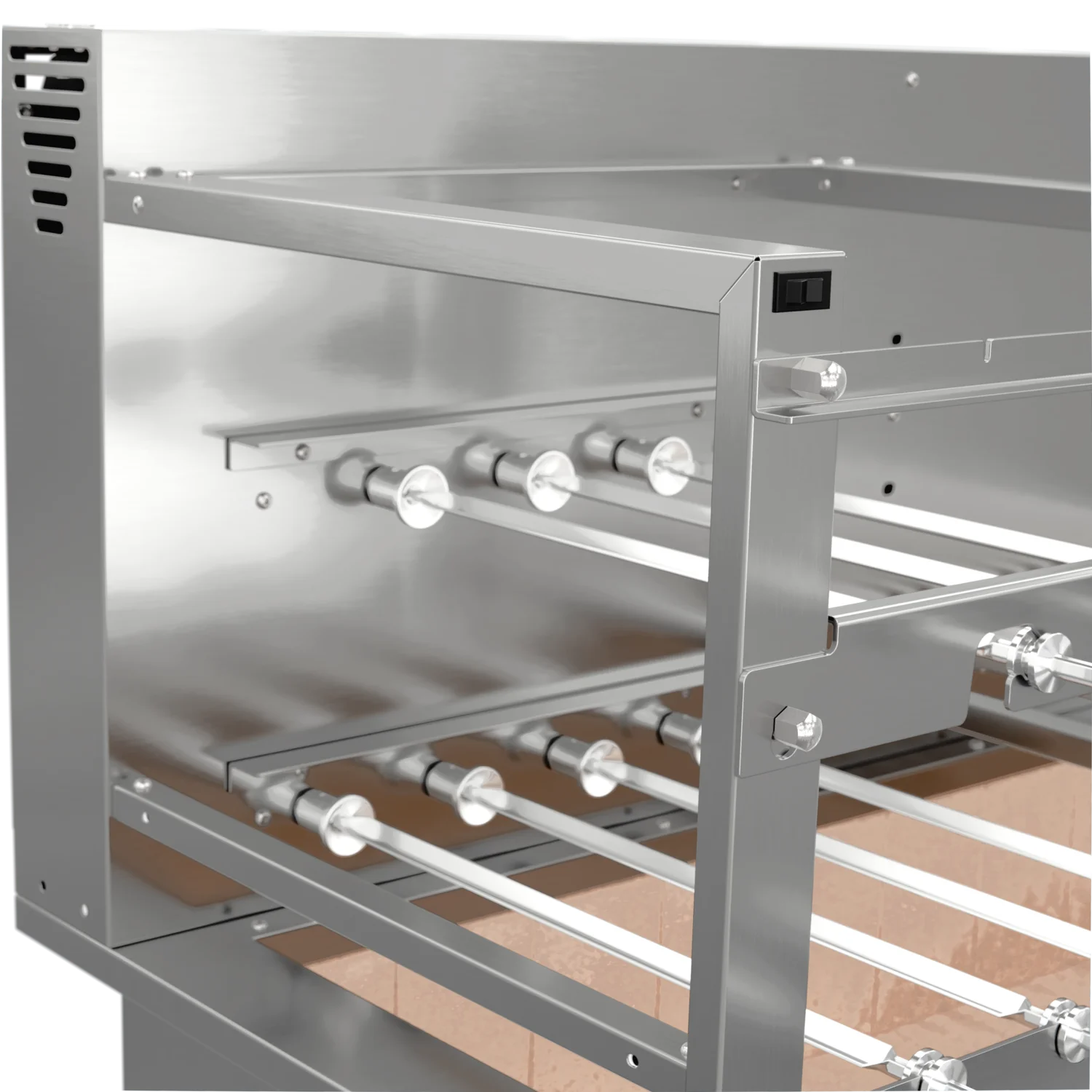 Churrasqueira Rotativa com Grelha para Bancada Cooktop Scheer DUE 610