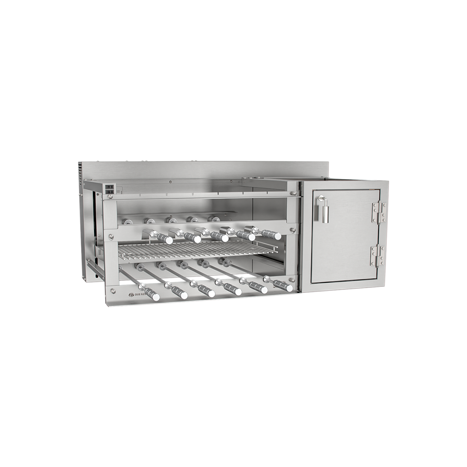 Churrasqueira Rotativa com Grelha e Braseiro Scheer DUE 625 - Black Friday