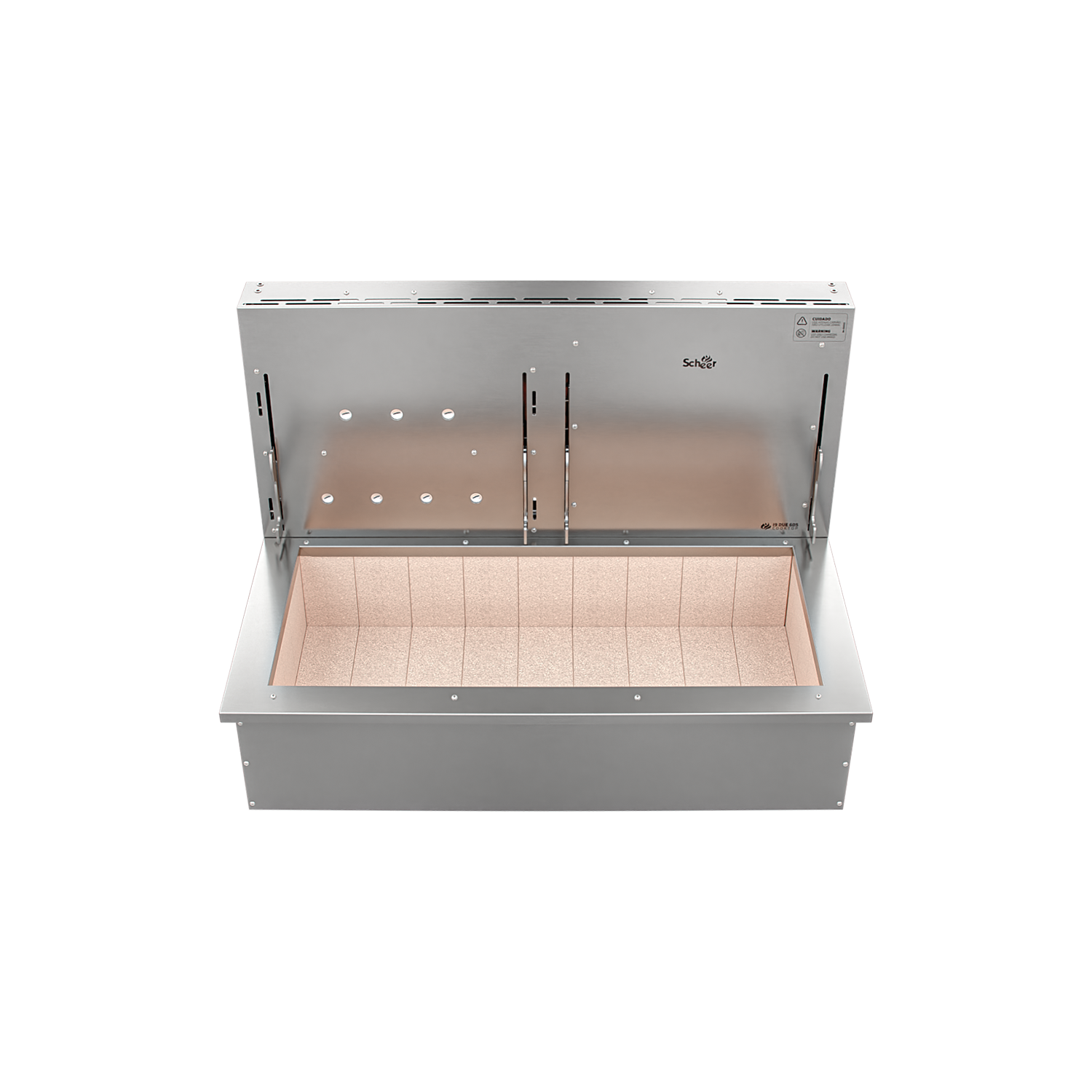 Churrasqueira Rotativa com Grelha Automática para Bancada Cooktop Scheer I9 DUE 605