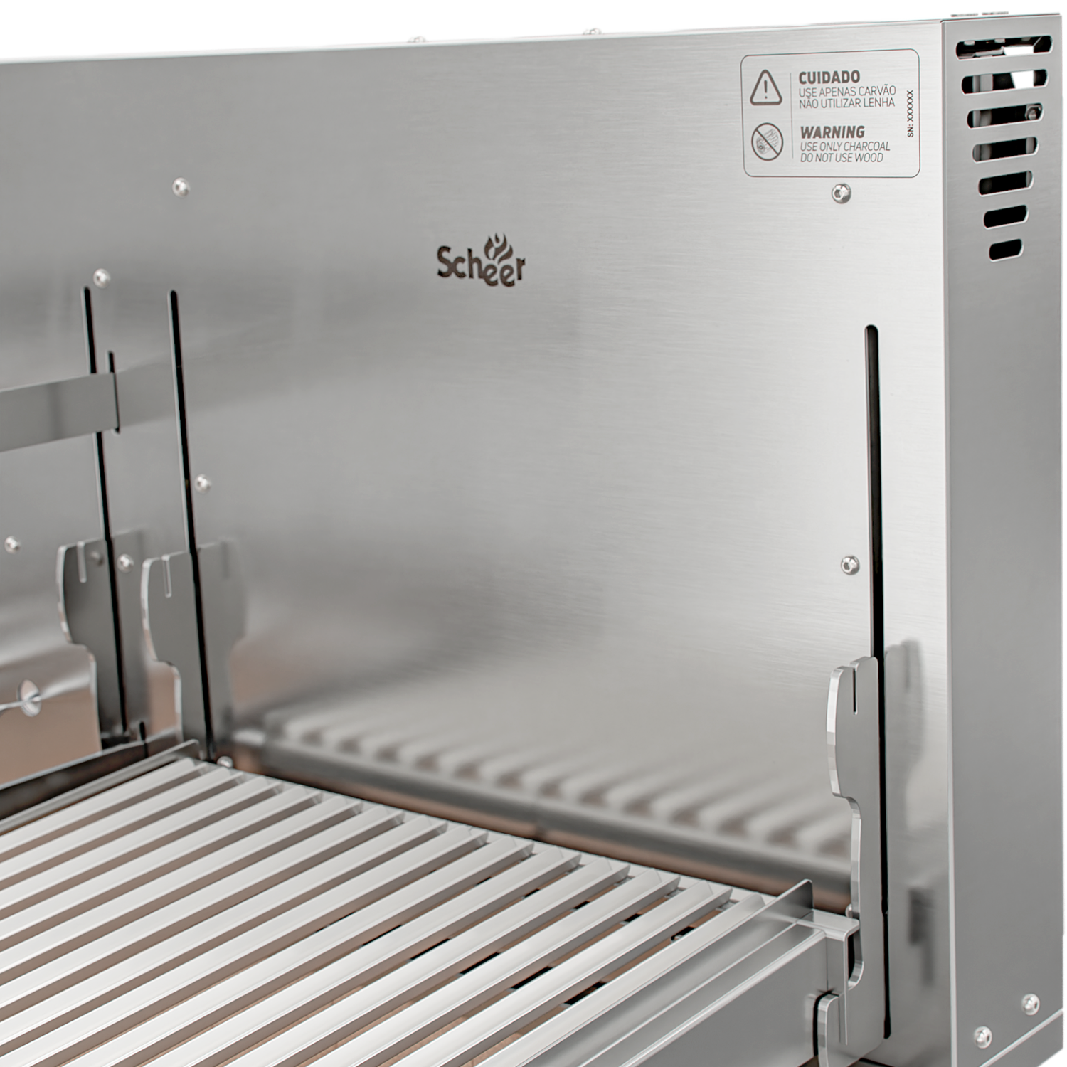 Churrasqueira Rotativa com Grelha Automática para Bancada Cooktop Scheer I9 DUE 605