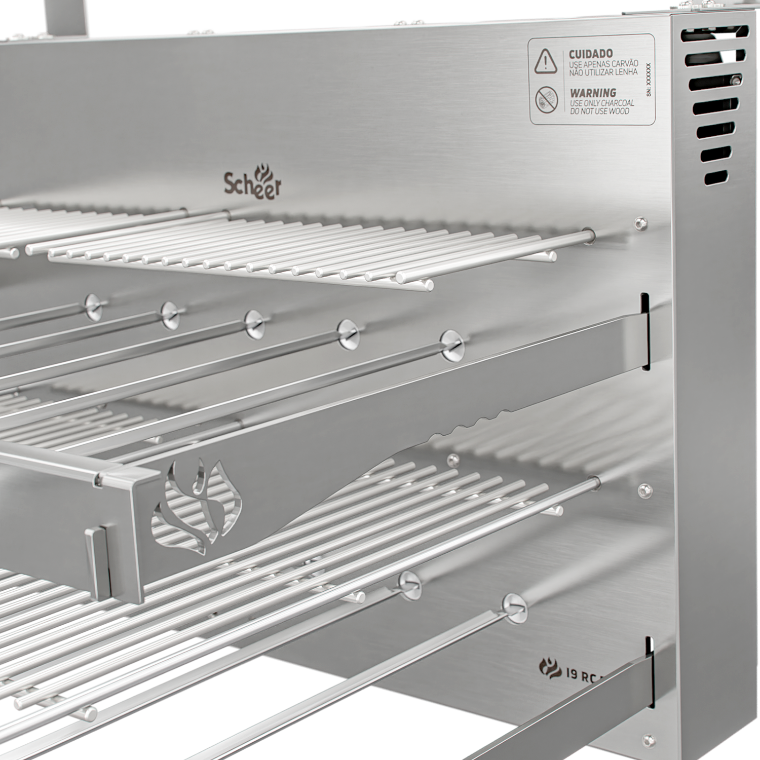 Churrasqueira Rotativa Scheer I9 RC 550