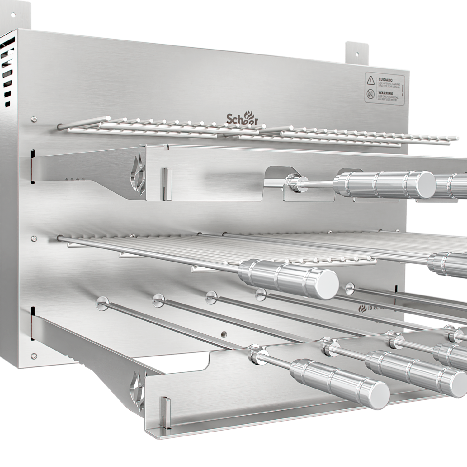 Churrasqueira Rotativa Scheer I9 RC 550