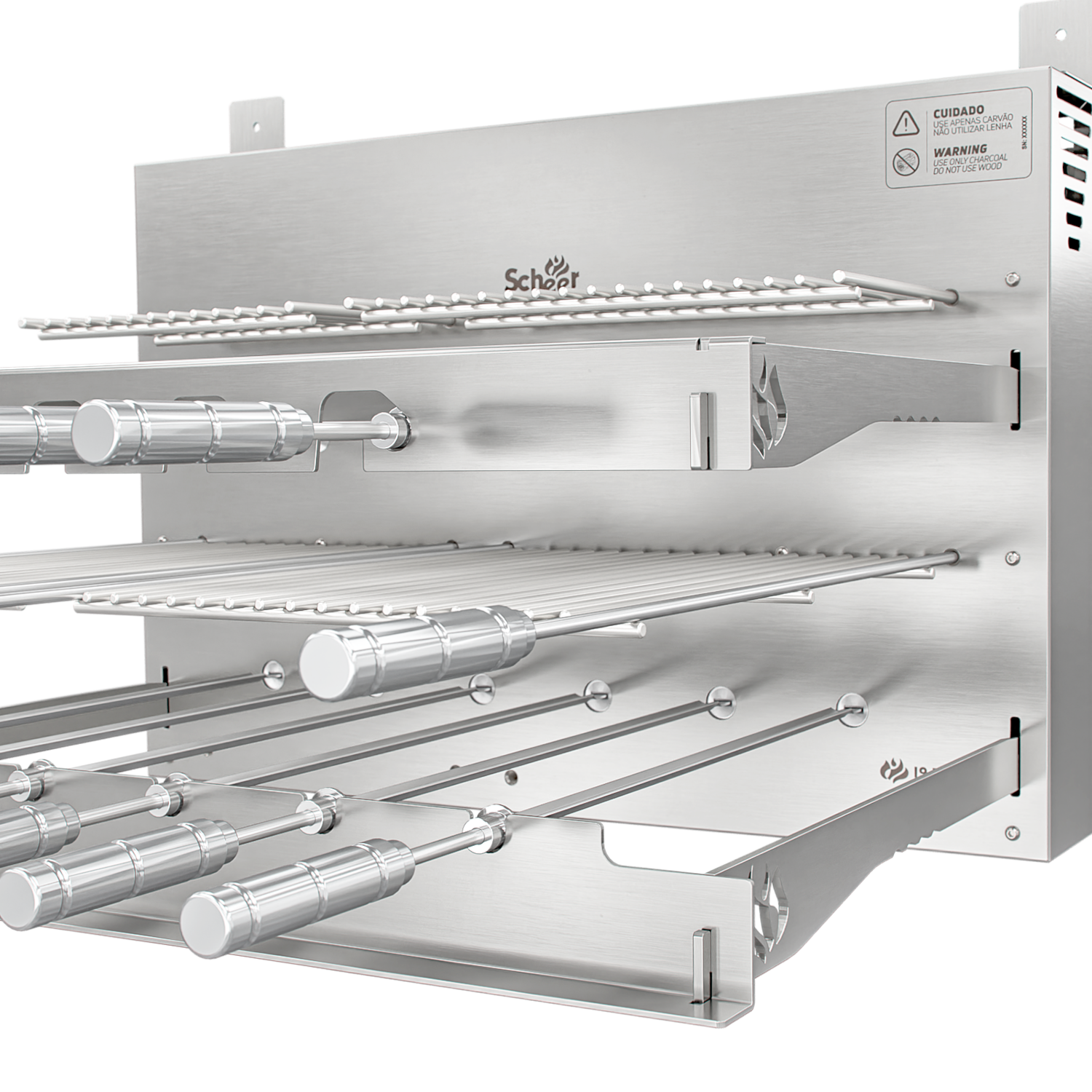 Churrasqueira Rotativa Scheer I9 RC 550