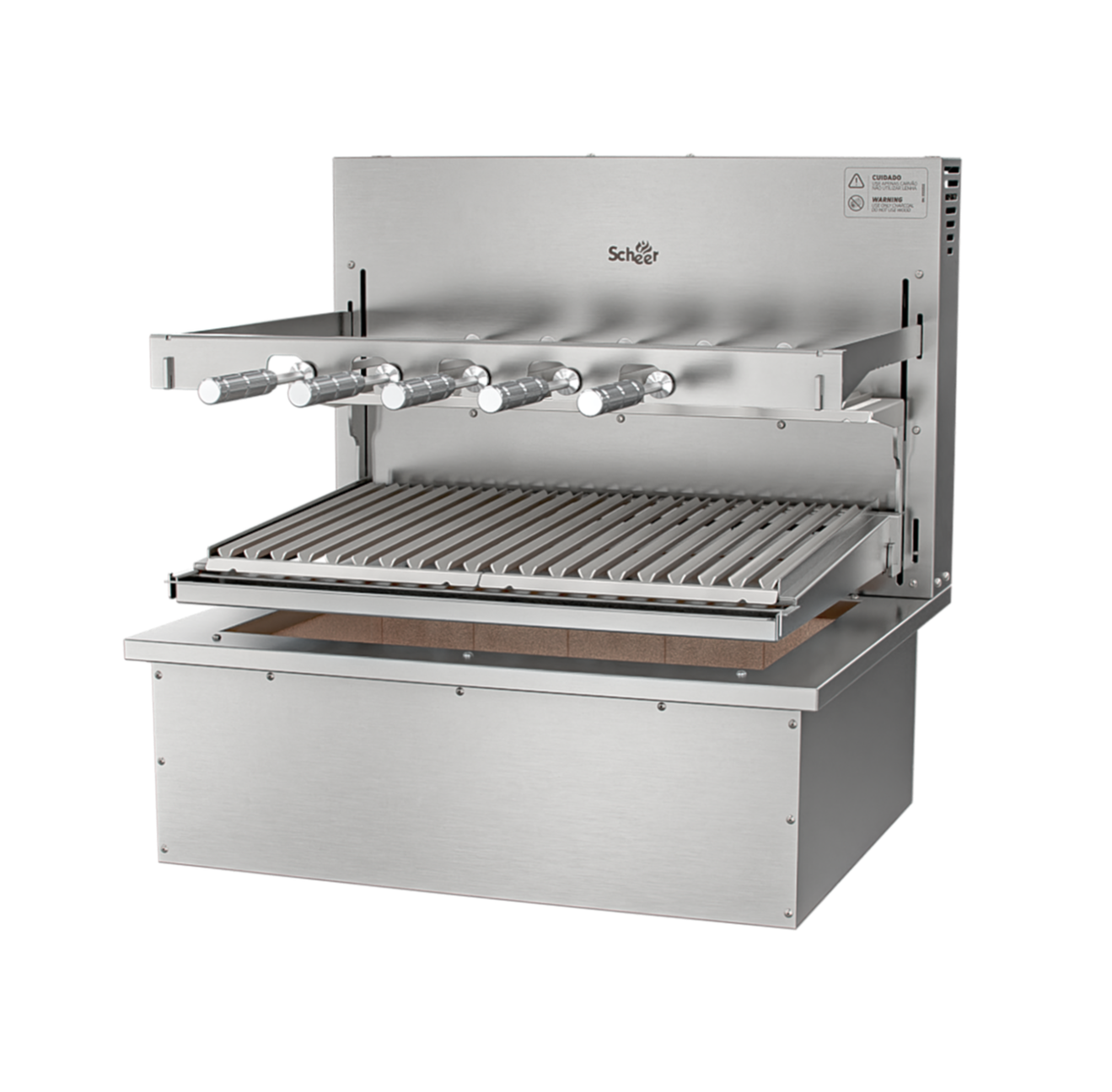 Churrasqueira Rotativa com Grelha Automática para Bancada Cooktop Scheer I9 RC 850