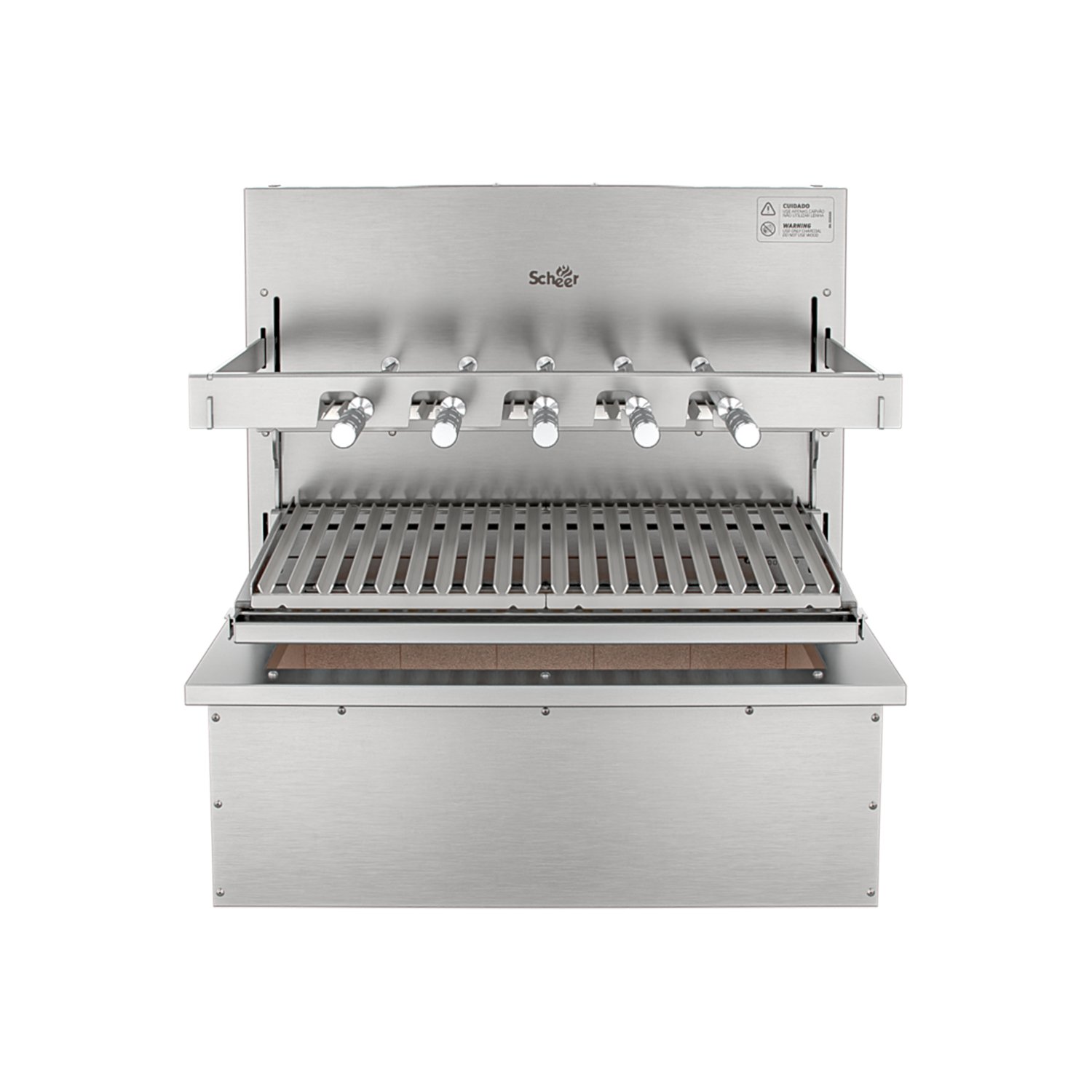Churrasqueira Rotativa com Grelha Automática para Bancada Cooktop Scheer I9 RC 850