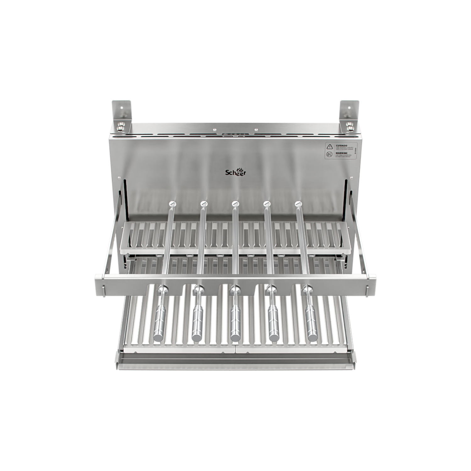 Churrasqueira Rotativa com Grelha Automática Scheer I9 RC 850