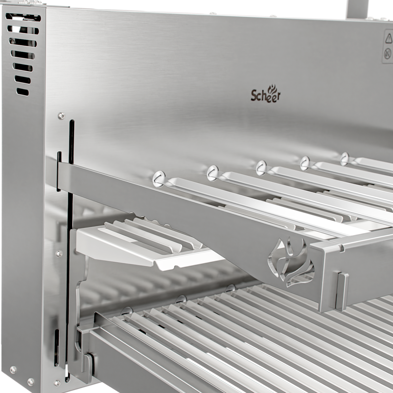 Churrasqueira Rotativa com Grelha Automática Scheer I9 RC 850