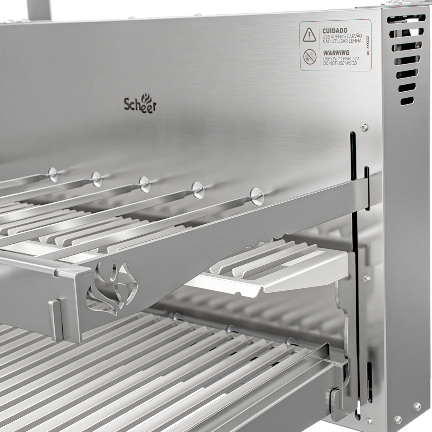Churrasqueira Rotativa com Grelha Automática Scheer I9 RC 850