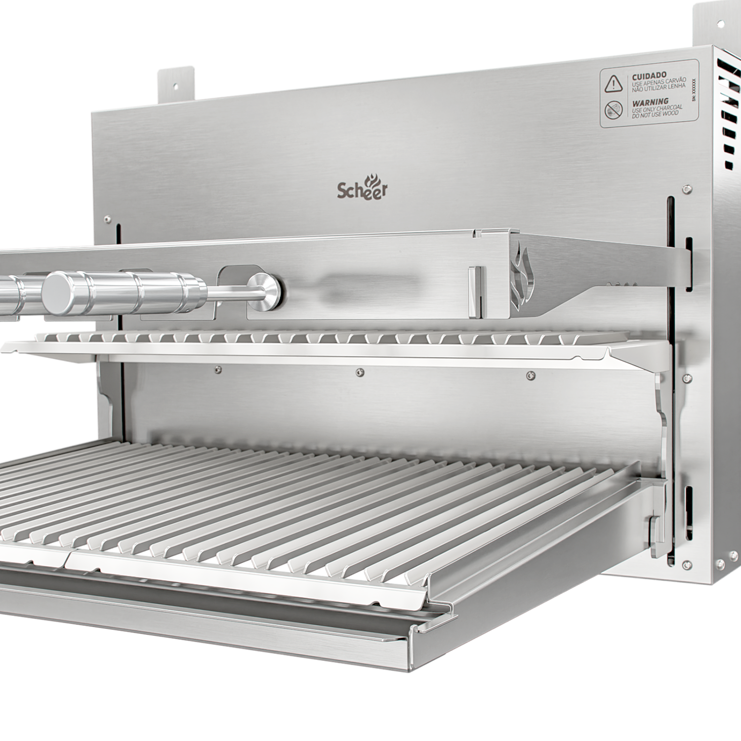 Churrasqueira Rotativa com Grelha Automática Scheer I9 RC 850
