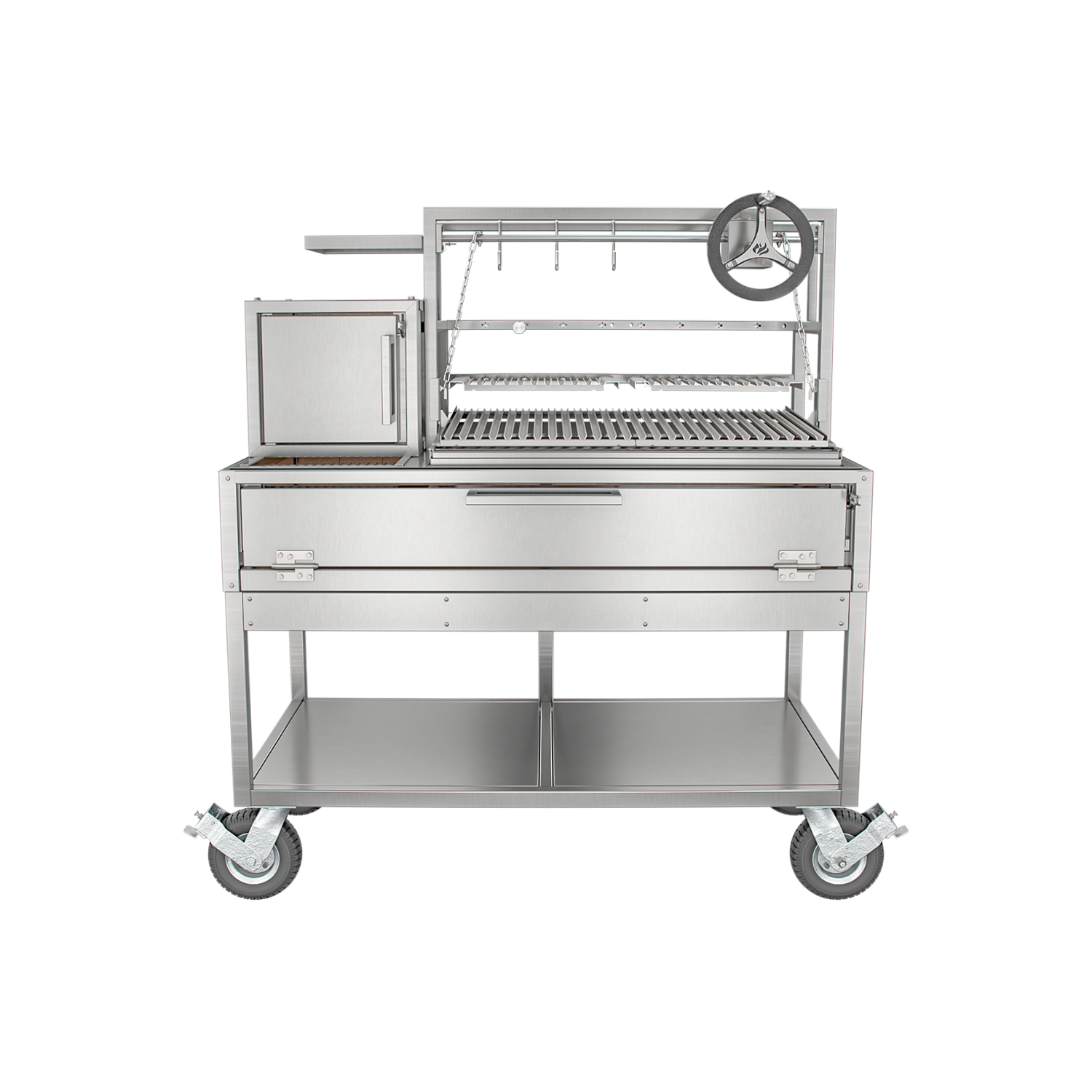 Grill with Grill Scheer La Pampa 902 with Mobile Cart