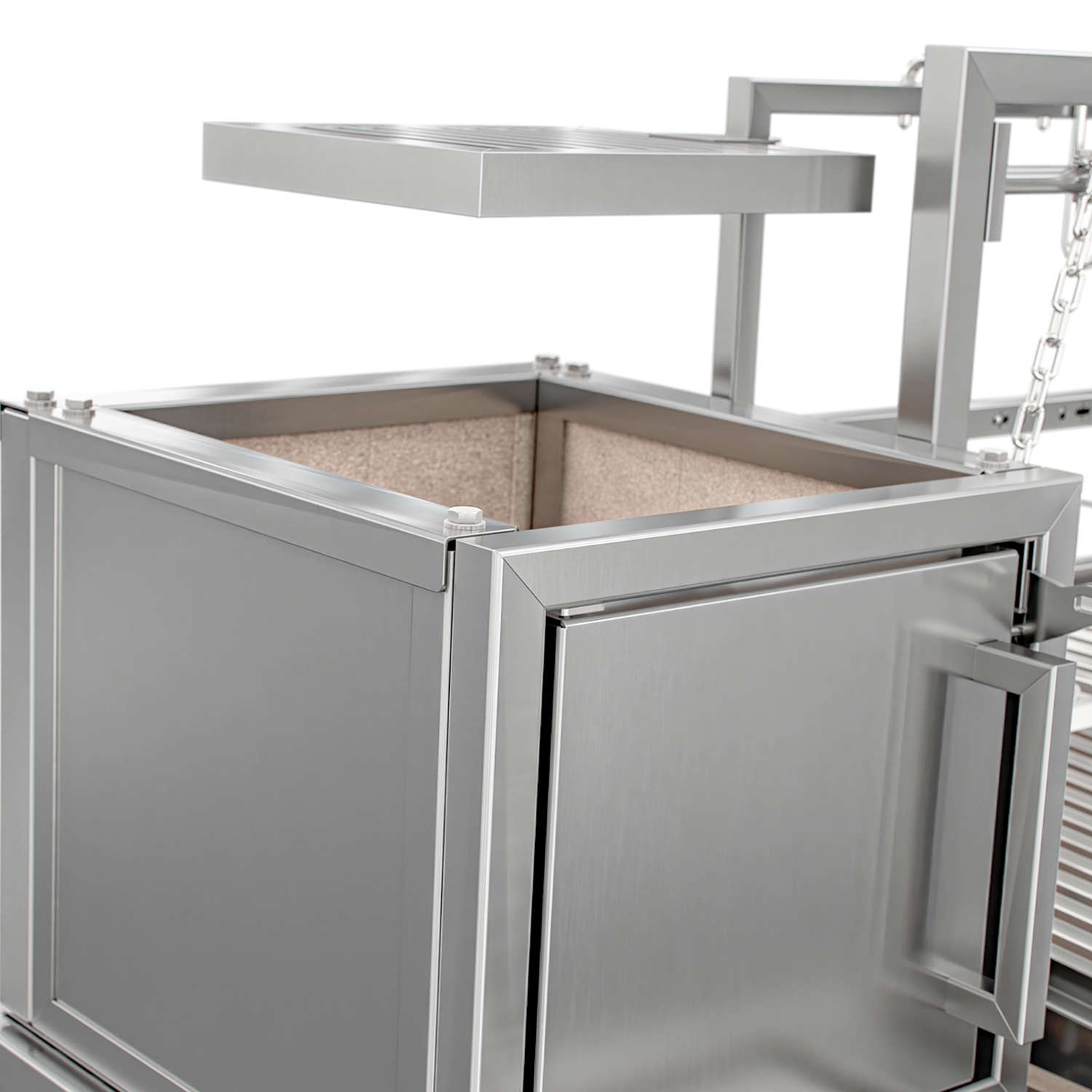 Grill with Grill Scheer La Pampa 902 with Mobile Cart