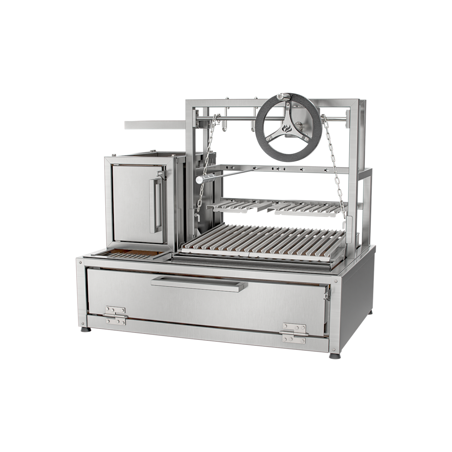 Parrilla com Braseiro Scheer La Pampa 902 com Firepit - Caixa de Fogo