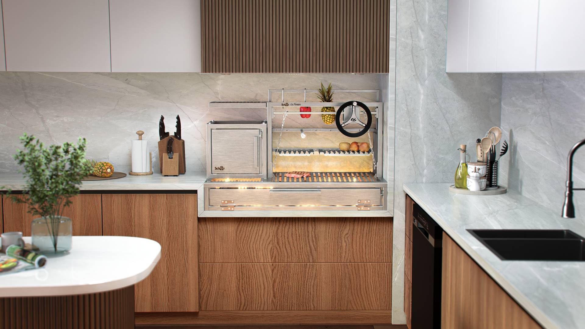 Parrilla com Braseiro Scheer La Pampa 902