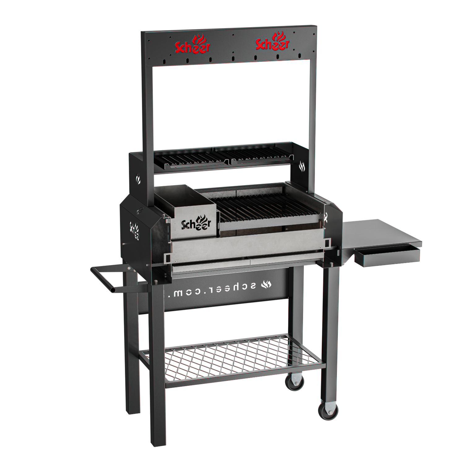 Parrilla Portátil Inox Scheer Porteña