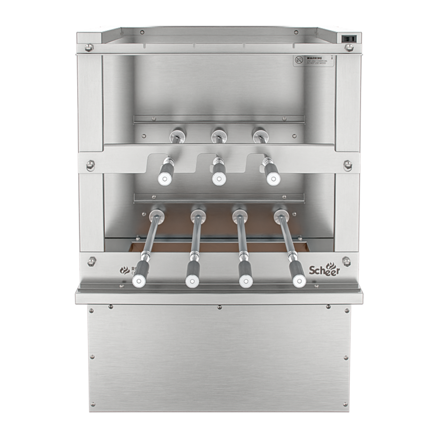 Churrasqueira Rotativa para Bancada Cooktop Scheer RC 550