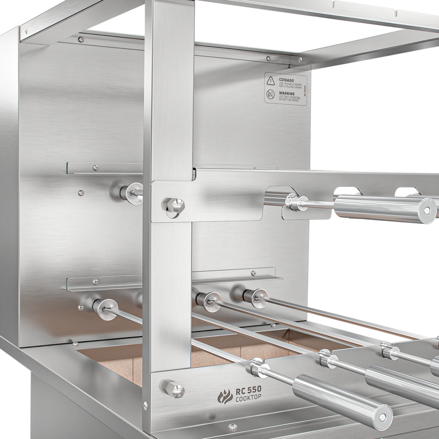 Churrasqueira Rotativa para Bancada Cooktop Scheer RC 550