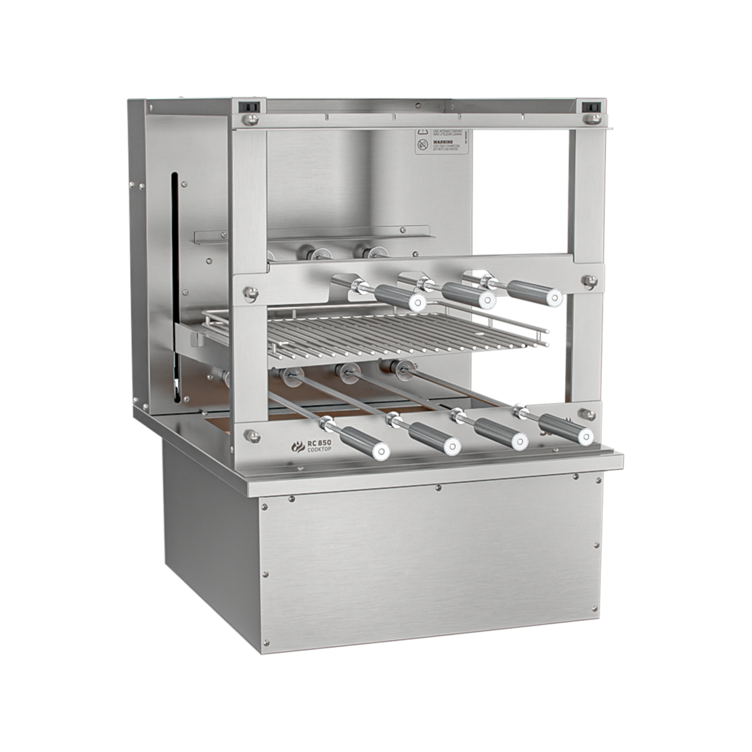 Churrasqueira Rotativa com Grelha Automática para Bancada Cooktop Scheer RC 850