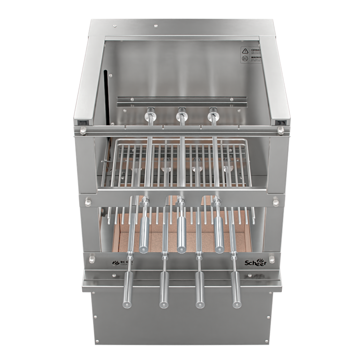 Churrasqueira Rotativa com Grelha Automática para Bancada Cooktop Scheer RC 850