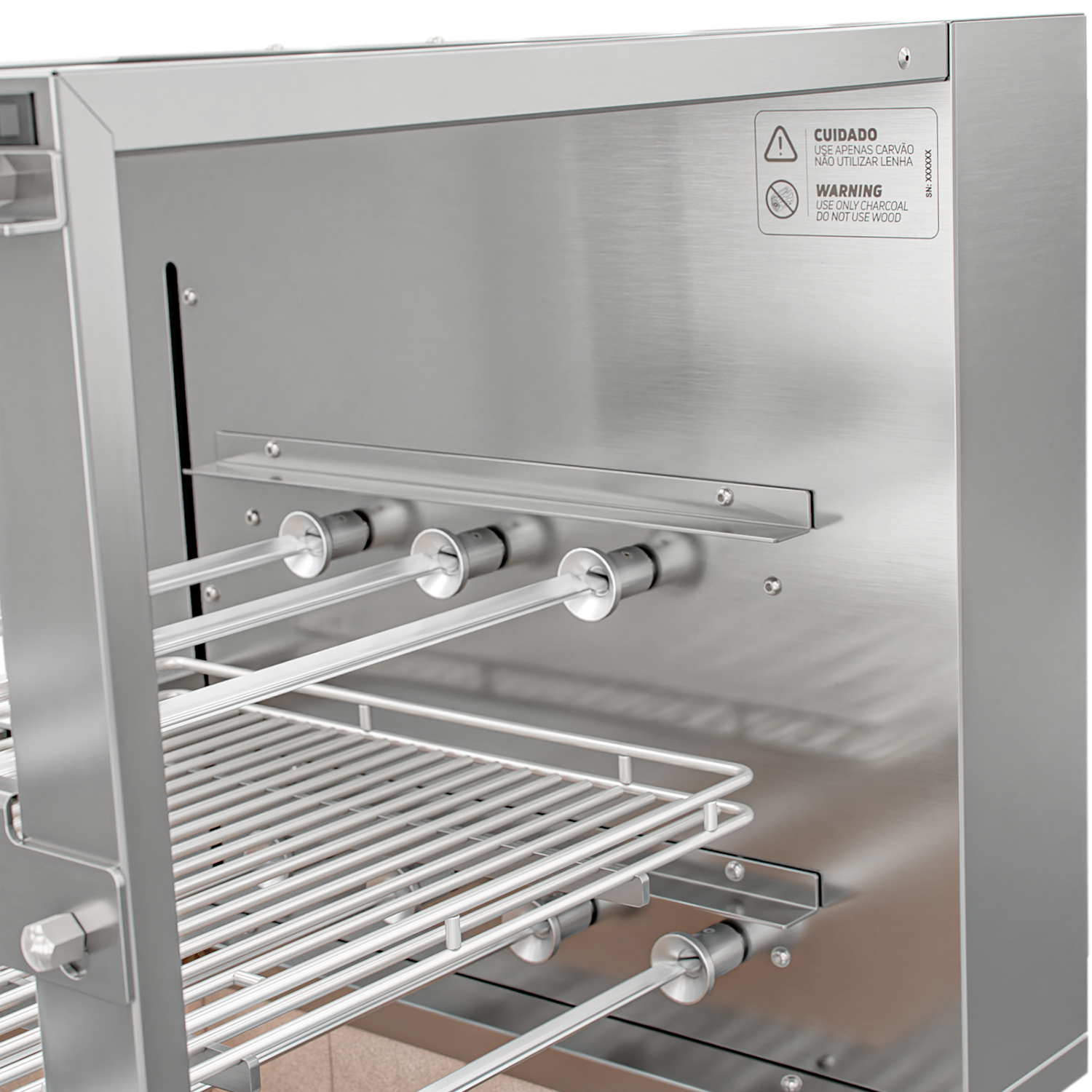 Churrasqueira Rotativa com Grelha Automática para Bancada Cooktop Scheer RC 850