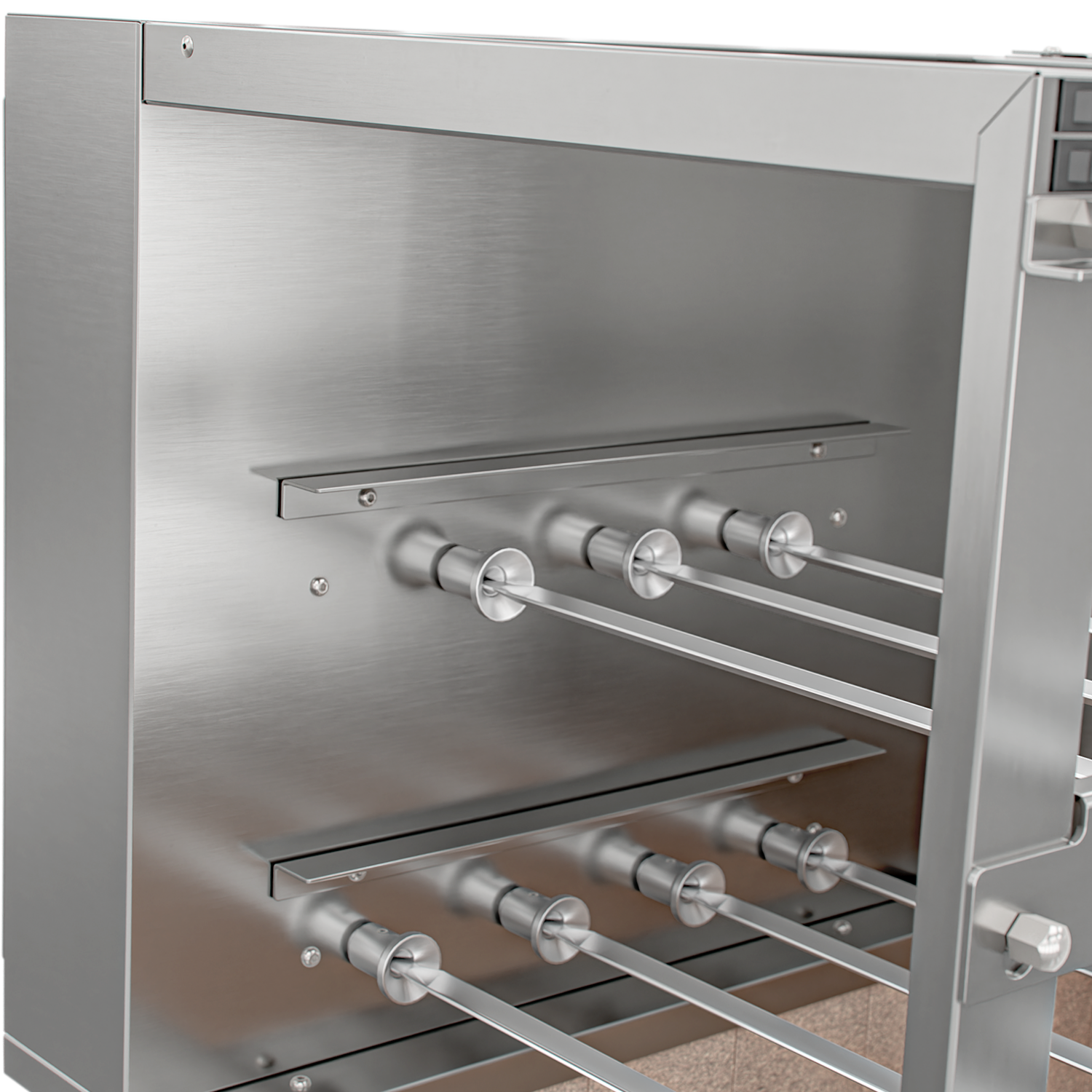 Churrasqueira Rotativa com Braseiro e Grelha Automática para Bancada Cooktop Scheer TRE 900