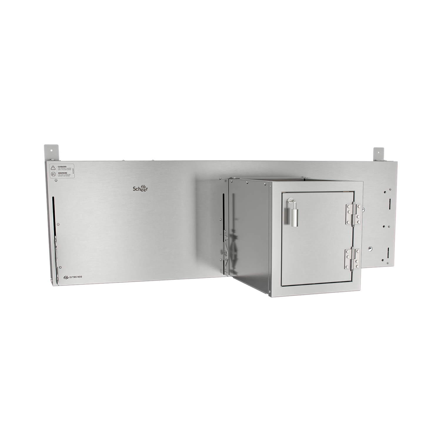 Churrasqueira Rotativa com Braseiro e Grelha Automática Scheer I9 TRE 900