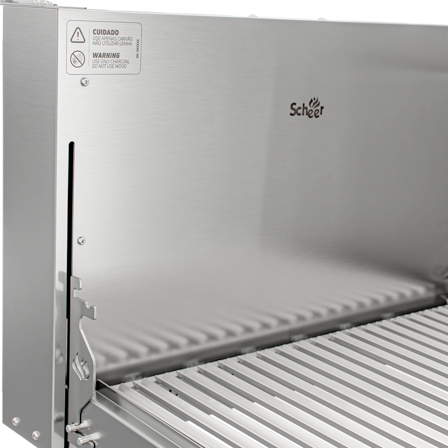 Churrasqueira Rotativa com Braseiro e Grelha Automática Scheer I9 TRE 900