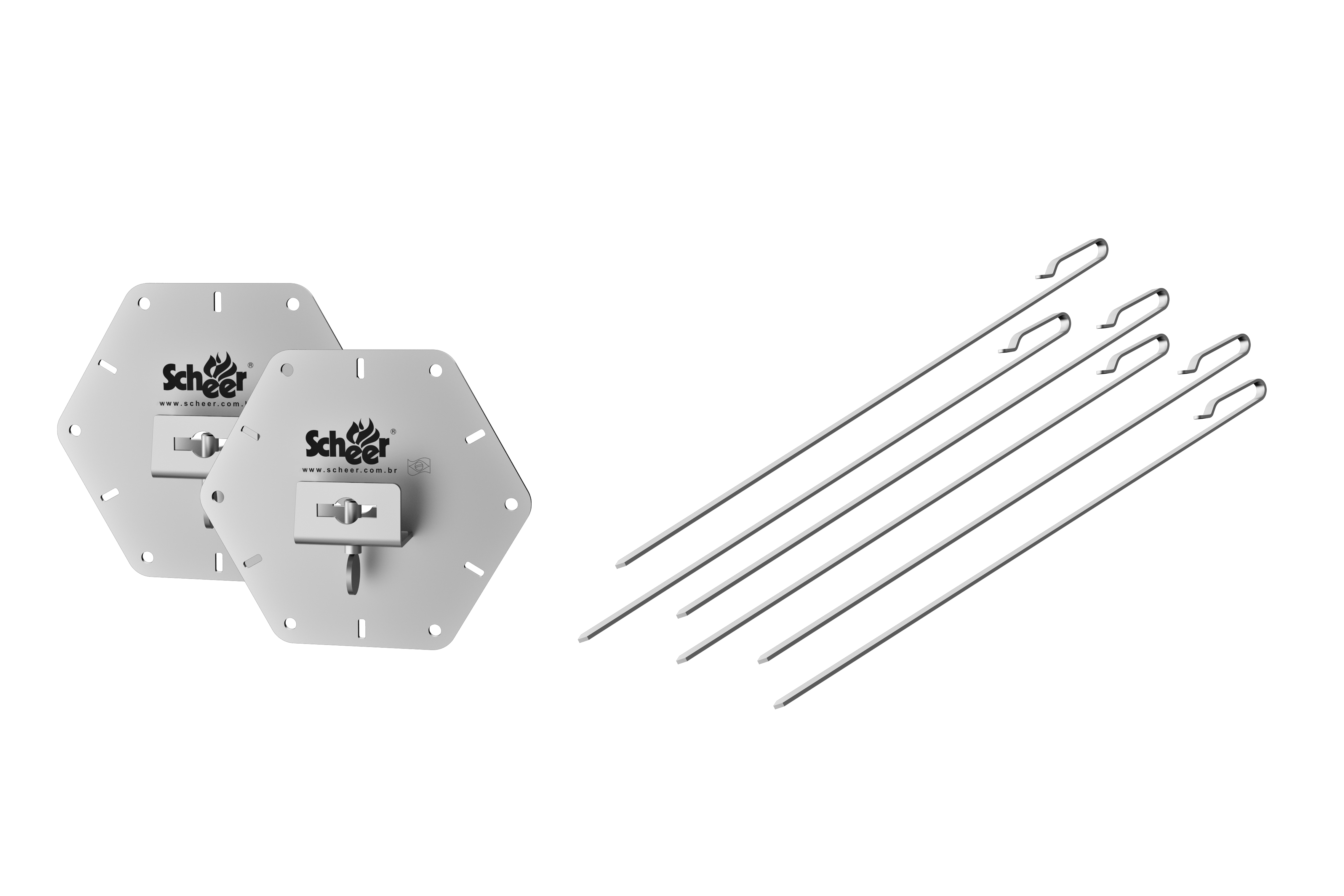 Conjunto Mini Espeto Scheer