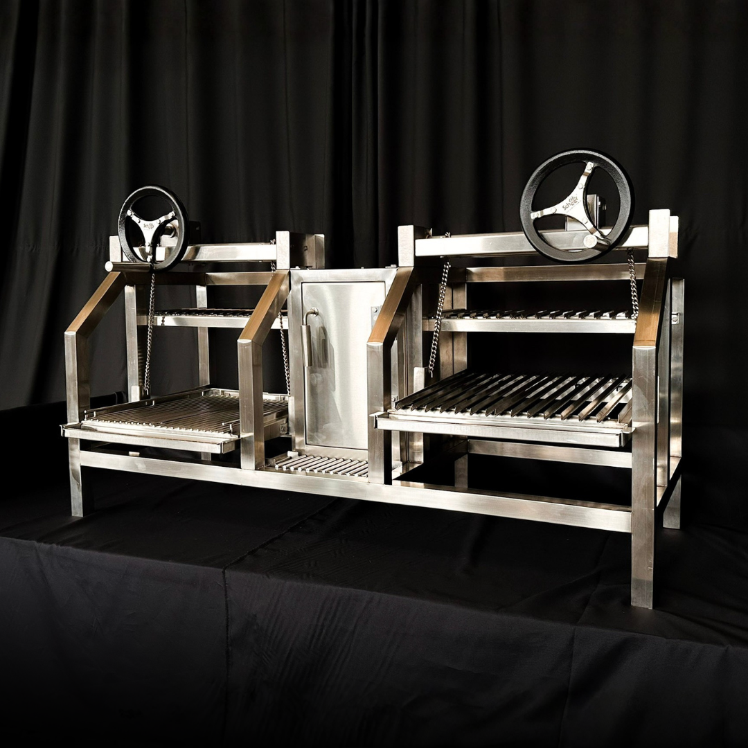 Parrilla Dupla Braseiro Scheer Mendoza 903 - 148 cm