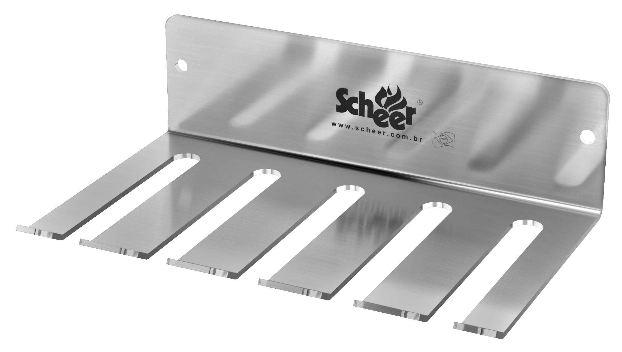 Suporte Porta Espetos Duplo Scheer