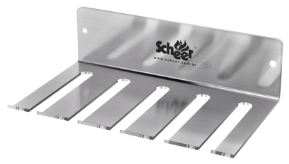 Suporte Porta Espetos Duplo Scheer