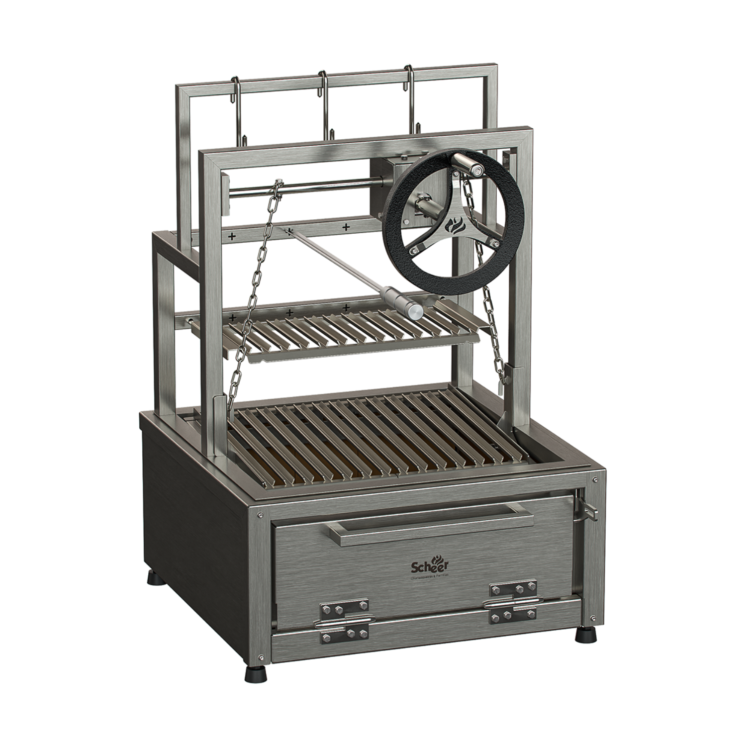 Parrilla Scheer La Pampa 901 with Firepit - Fire Box