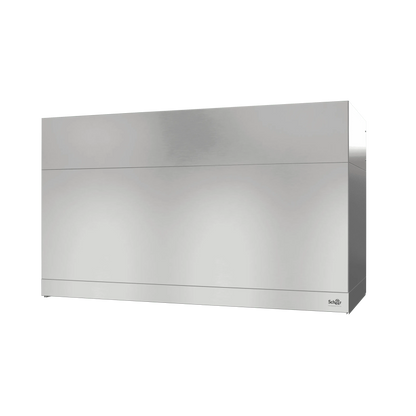 Square Stainless Steel Range Hood by Scheer