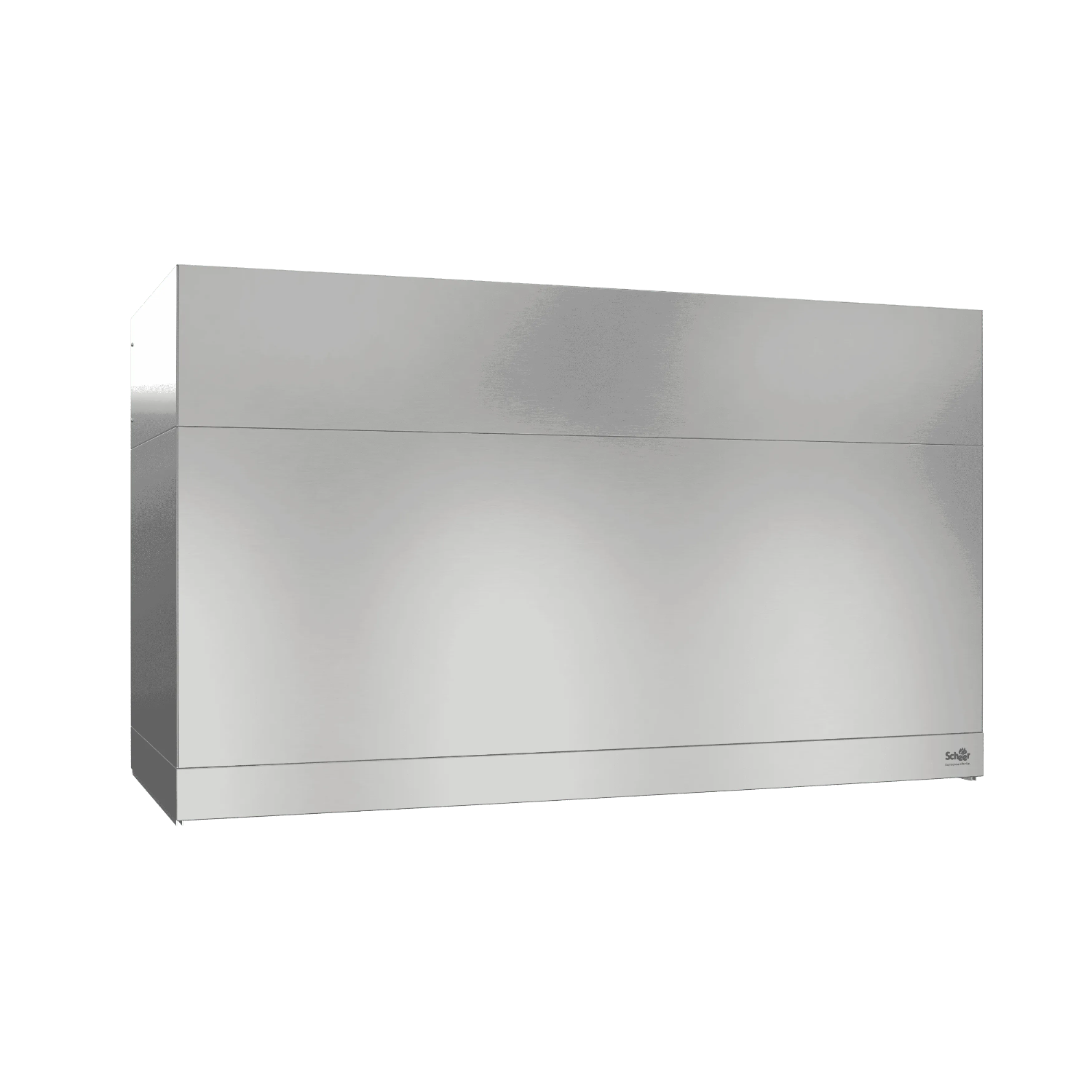 Square Stainless Steel Range Hood by Scheer