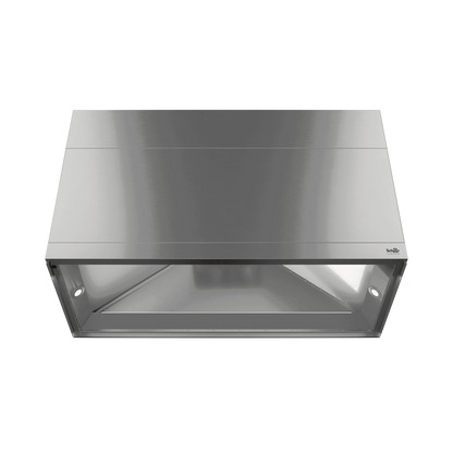Square Stainless Steel Range Hood by Scheer