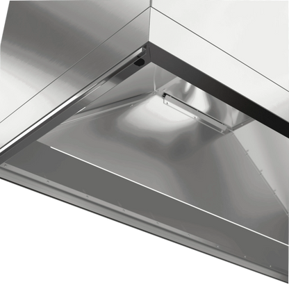 Square Stainless Steel Range Hood by Scheer